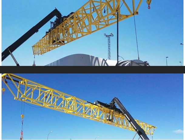 Lifting equipment for wind turbine blades